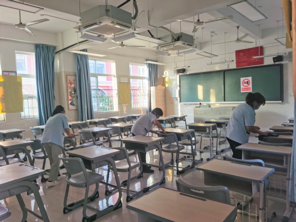 南强物业公司助力考生决战中考