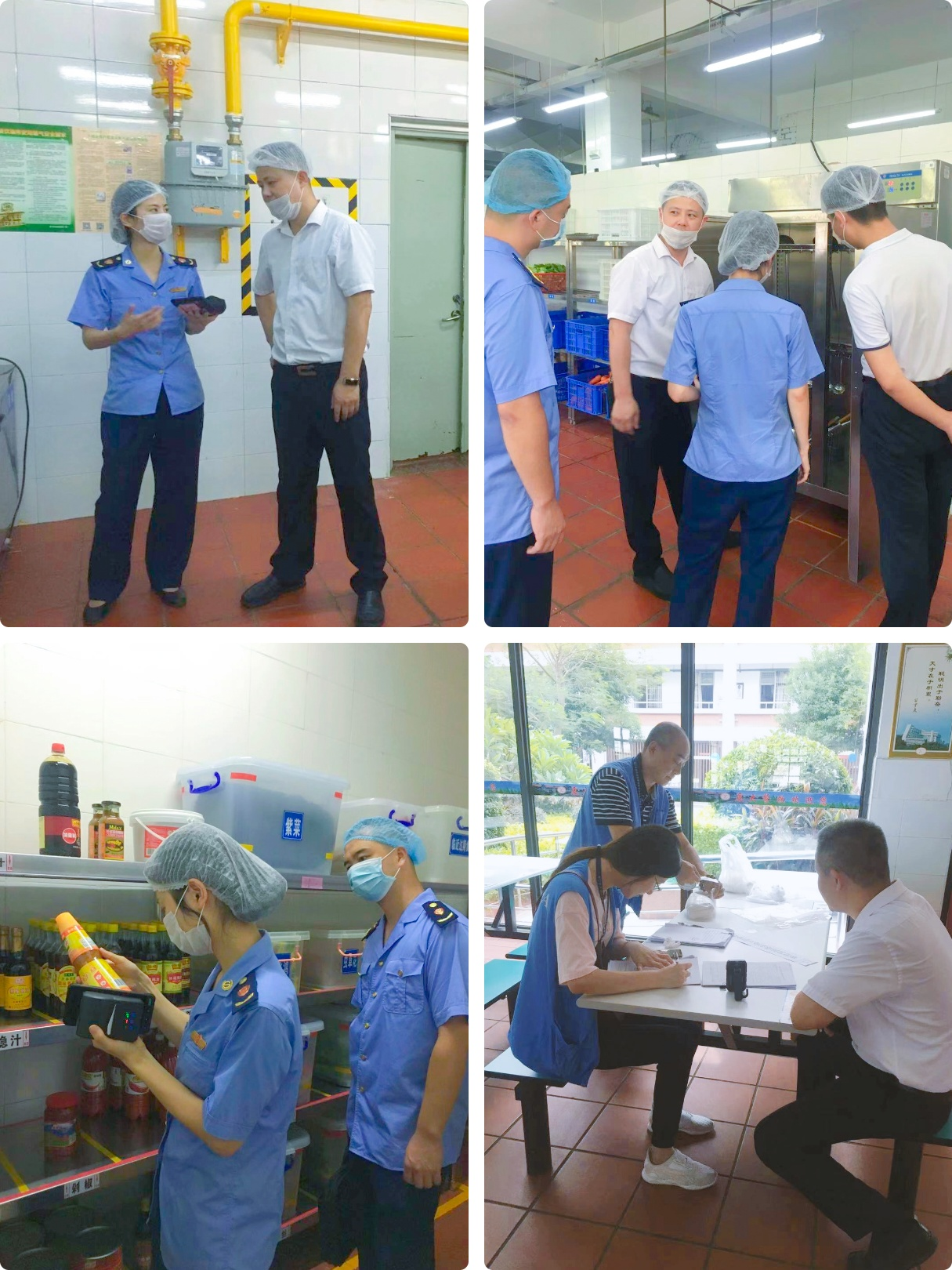 新学期伊始，“厦大餐饮”实验中学餐厅整装待发