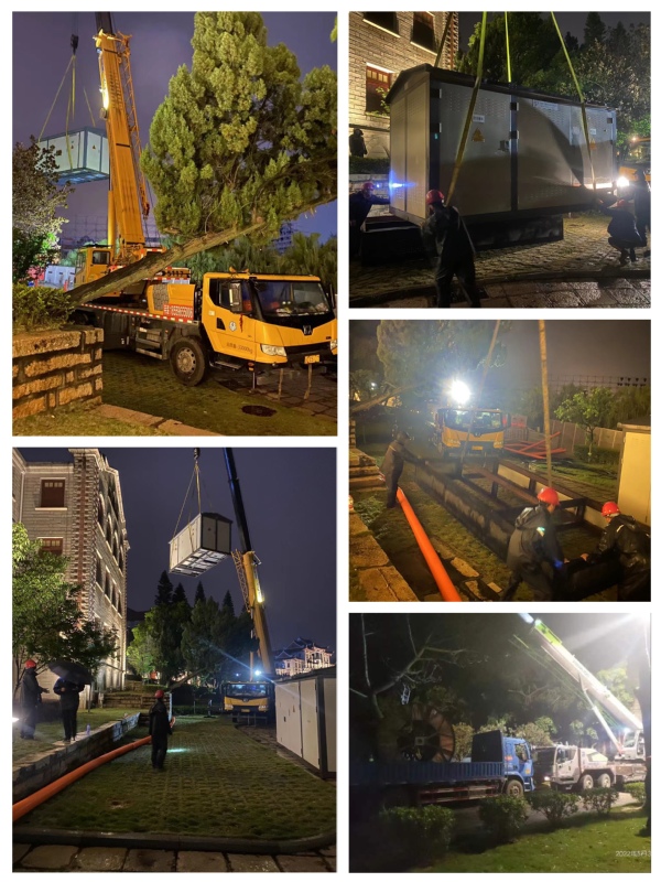 争分夺秒抢抓时机，雨夜之中持续奋战
