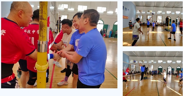 聚团队力量 展后勤风采——集团男子气排球队参加校第十一届教职工气排球比赛获佳绩