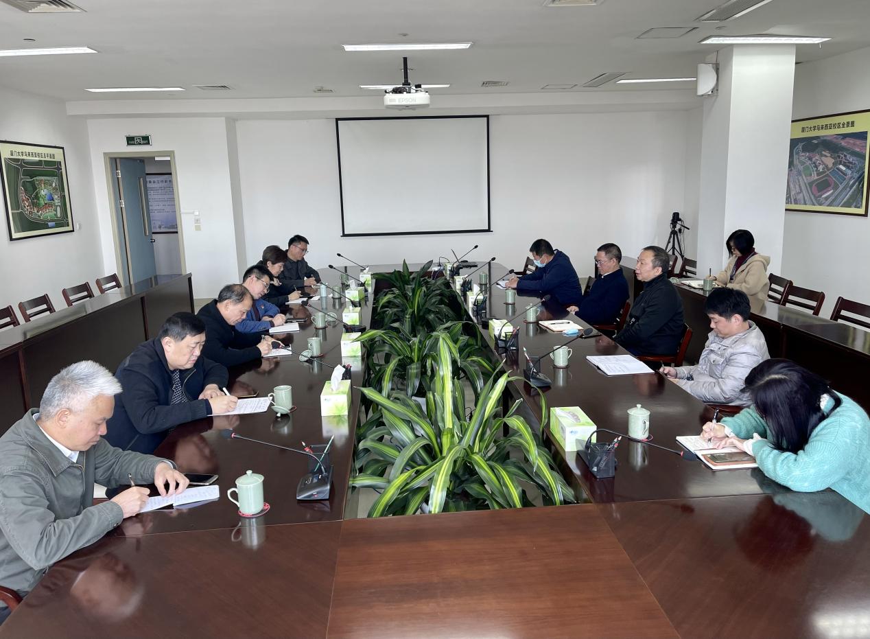 999白菜大厅与翔安校区管委会召开工作交流会