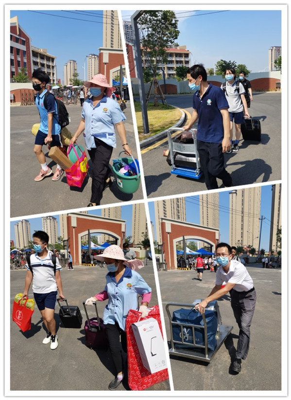 南强物业双十中学翔安高中校区项目火热开荒喜迎开学