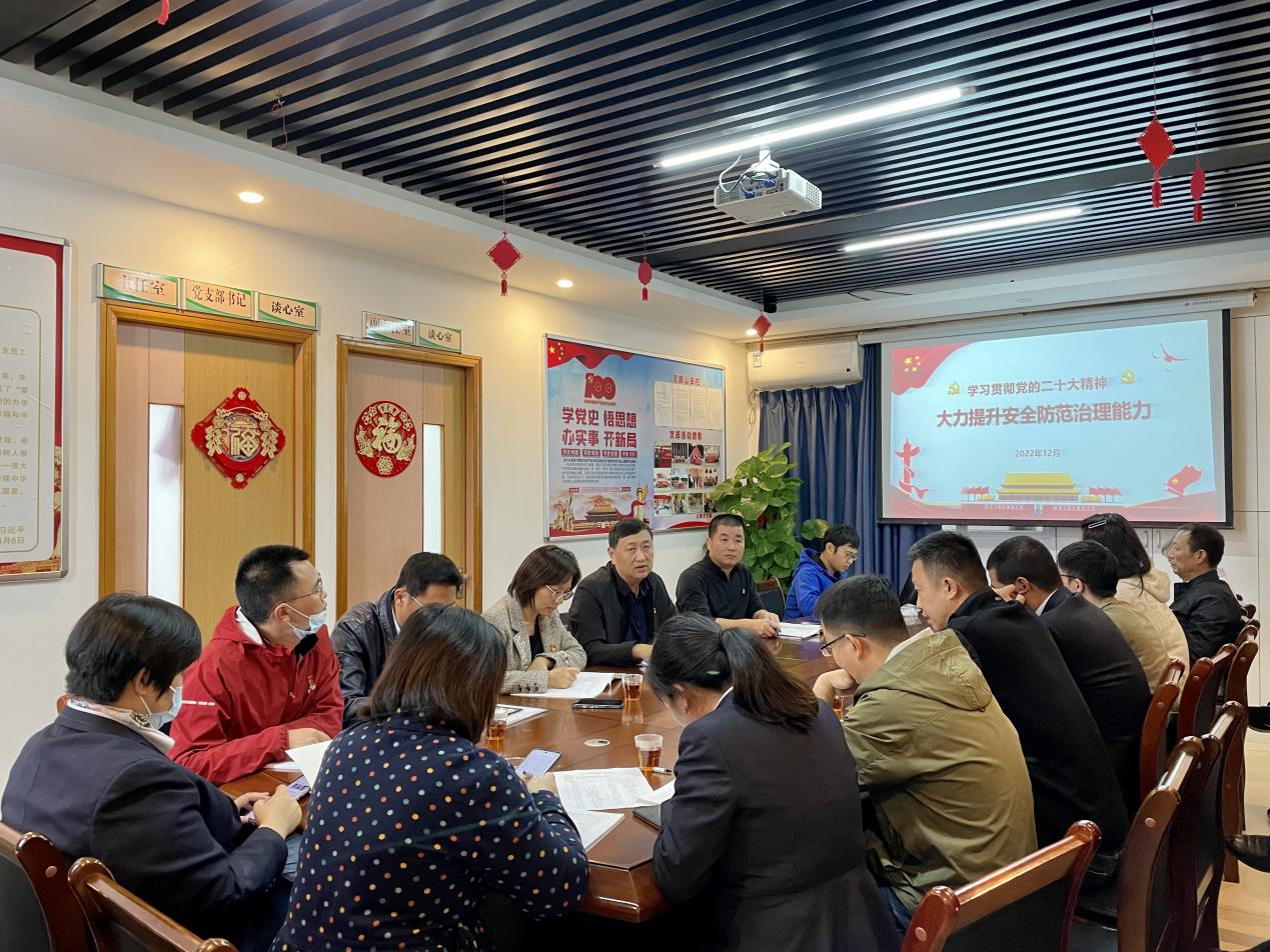 学习贯彻党的二十大精神   大力提升安全防范治理能力
